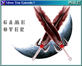 The slightly enhanced Game Over screen